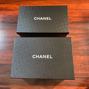 ‼️SOLD‼️CHANEL espadrilles shoes boxes